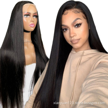Glueless Lace Front Wigs For Black Women 360 Hd Transparent Straight Lace Front Wig 100% Virgin Full Lace Human Hair Wigs Vendor